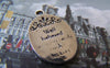 Accessories - 10 Pcs Of Tibetan Silver Lovely Oval Charms 16x25mm A2274