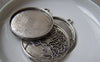 Accessories - 10 Pcs Of Tibetan Silver Round Cameo Life Tree Base Settings Match 30mm Cab A4770
