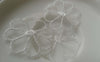 Accessories - 10 Pcs Of White Filigree Crochet FLower Polyester Lace Doily 30mm A6425