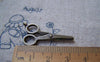 Accessories - 10 Pcs Scissors Charms Antique Bronze Pendants 15x30mm A5080
