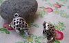 Accessories - 10 Pcs Silver Carp Fish Charms Filigree 3D Pendants 14x21mm A1148