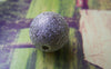Accessories - 10 Pcs Silver Plated Sand Star Dust Beads Texured Beads 16mm A3867