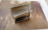 Accessories - 10 Pcs Silver Tone Cuff Links Cufflinks With Square Bezel Setting Match 20mm Cameo A6161