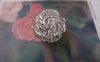 Accessories - 10 Pcs Silver Tone Iron Wire Knots Ball Beads Size 18mm A7483