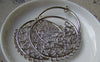Accessories - 10 Pcs Silvery Gray Nickel Tone Filigree Chandelier Earring Drops Pendants 43x48mm A997