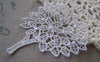 Accessories - 10 Pcs Tree Crochet White Filigree Polyester Lace Doily 46x58mm A5300