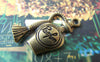 Accessories - 10 Pcs Wine Pot Pendants Antique Bronze Charms 15x30mm A4313