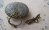 Accessories - 10 Sets Of Antique Bronze Dragonfly Toggle Clasps A5083