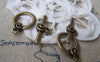 Accessories - 10 Sets Of Antique Bronze Lovely Spiral Flower Toggle Clasps A236