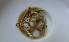 Accessories - 10 Sets Of Antique Gold Coiled Twisted Toggle Clasps A1269