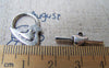 Accessories - 10 Sets Of Antique Silver Bird Toggle Clasps A1260