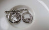 Accessories - 10 Sets Of Antique Silver Mermaid Toggle Clasps Closure A6882