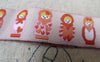 Accessories - 10 Yards (9.1 Meter) Yarn Weave Stitched Matryoshka Russian Doll Ribbon Label String A6857
