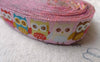Accessories - 10 Yards (9.1 Meter) Yarn Weave Stitched Owl Ribbon Label String A6856