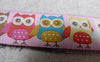 Accessories - 10 Yards (9.1 Meter) Yarn Weave Stitched Owl Ribbon Label String A6856