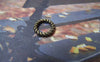 Accessories - 100 Pcs Antique Bronze Twisted Coiled Loop Rings 1.5x10mm A4933
