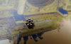 Accessories - 100 Pcs Antique Silver Daisy Spacer Beads 4mm A5675