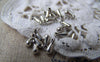 Accessories - 100 Pcs Antique Silver Small Tear Drop Teardrop Charms 3x7mm A1010