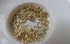 Accessories - 100 Pcs Matte Gold Oval Jump Rings Size 4x5mm 22gauge A6981