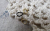 Accessories - 100 Pcs Matte Gold Oval Jump Rings Size 4x5mm 22gauge A6981