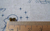 Accessories - 100 Pcs Of Antique Bronze Brass Butterfly Backs Backings Earnuts Earring Stoppers 3.5x5mm A5160