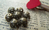Accessories - 100 Pcs Of Antique Bronze Filigree Iron Bead Caps 8mm A3257