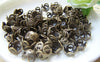 Accessories - 100 Pcs Of Antique Bronze Filigree Iron Bead Caps 8mm A3257
