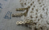 Accessories - 100 Pcs Of Antique Bronze Five Hole Connectors 3.5x17mm A5465