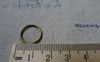 Accessories - 100 Pcs Of Antique Bronze Jump Rings 14mm 16gauge A5505