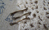 Accessories - 100 Pcs Of Antique Bronze S Shaped Twisted Link Connector 20mm A4627