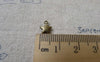 Accessories - 100 Pcs Of Antique Bronze Thick Star Charms 7mm A7133