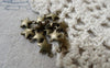 Accessories - 100 Pcs Of Antique Bronze Thick Star Charms 7mm A7133