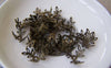 Accessories - 100 Pcs Of Antique Bronze Three Leaf Filigree Bead Caps 14mm A590