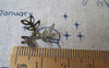 Accessories - 100 Pcs Of Antique Bronze Three Leaf Filigree Bead Caps 14mm A590