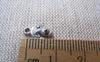Accessories - 100 Pcs Of Antique Silver Head Shaped Decoration Charms 7x12mm A1182