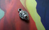 Accessories - 100 Pcs Of Antique Silver Head Shaped Decoration Charms 7x12mm A1182