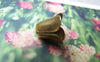 Accessories - 100 Pcs Of Antiqued Bronze Filigree Four Leaf Flower Cone Bead Caps 10x12mm A2104