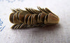 Accessories - 100 Pcs Of Antiqued Bronze Filigree Four Leaf Flower Cone Bead Caps 10x12mm A2104