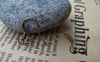 Accessories - 100 Pcs Of Antiqued Bronze Fish Hook Earwire 14x15mm A4092