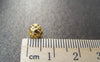 Accessories - 100 Pcs Of Gold Tone Filigree Ball Spacer Beads Size 6mm A232