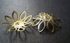 Accessories - 100 Pcs Of Gold Tone Filigree Flower Beads Cap 19mm A5326