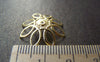 Accessories - 100 Pcs Of Gold Tone Filigree Flower Beads Cap 19mm A5326