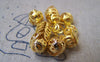 Accessories - 100 Pcs Of Gold Tone Filigree Iron Bead Caps 8mm A2268