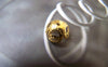 Accessories - 100 Pcs Of Gold Tone Filigree Iron Bead Caps 8mm A2268