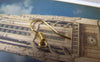 Accessories - 100 Pcs Of Gold Tone Fish Hook Earwire Findings 14x15mm A3310