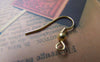 Accessories - 100 Pcs Of Gold Tone Fish Hook Earwire Findings 18mm A3311