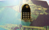 Accessories - 100 Pcs Of Gold Tone Fold Over Crimp Head Clasps Size 7x11mm A3619