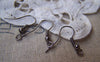 Accessories - 100 Pcs Of Gunmetal Black Fish Hook Earwire Findings 18mm A3259