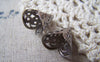 Accessories - 100 Pcs Of Gunmetal Black Iron Filigree Cone Bead Caps 16x16mm A3698