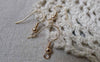 Accessories - 100 Pcs Of KC Gold Tone Fish Hook Earwire Findings 18mm A6743